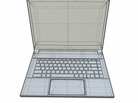 MSI Gaming Laptop 3D-Modell