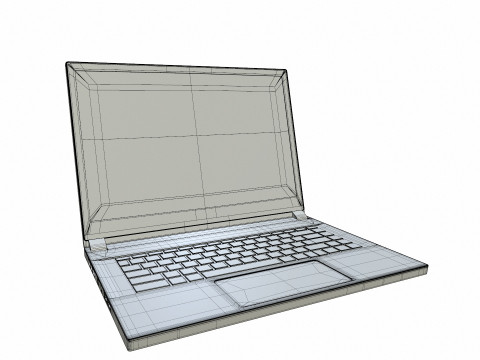 MSI Gaming Laptop 3D-Modell