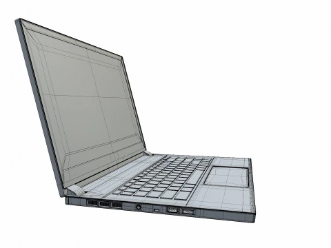 MSI Gaming Laptop 3D Model