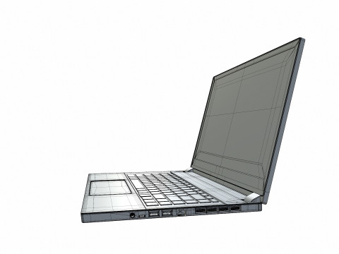 MSI Gaming Laptop 3D-Modell