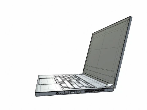 MSI Gaming Laptop 3D Model