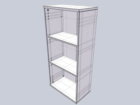 Wooden Rack 3D Model