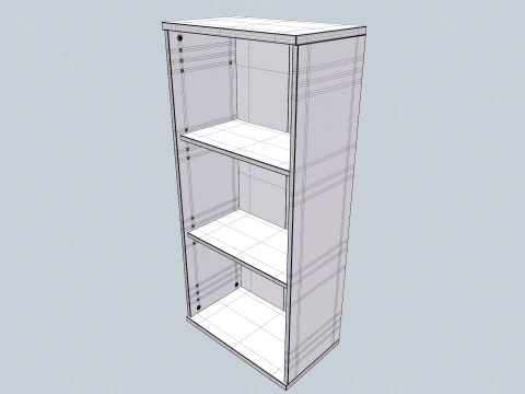 Wooden Rack 3D Model