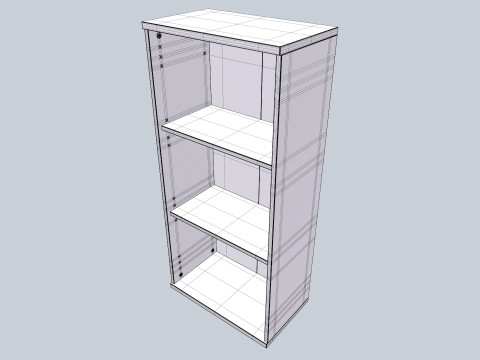 Wooden Rack 3D Model