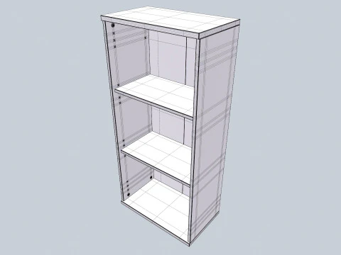 Wooden Rack 3D Model