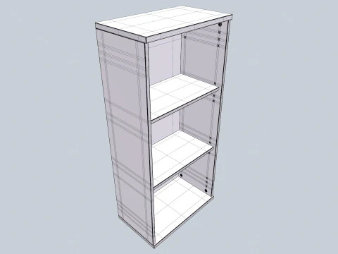 Wooden Rack 3D Model