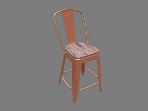 Chaise de bar Modèle 3D
