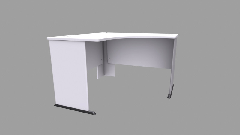 Desk 3D Model .c4d .max .obj .3ds .fbx .stl .blend 