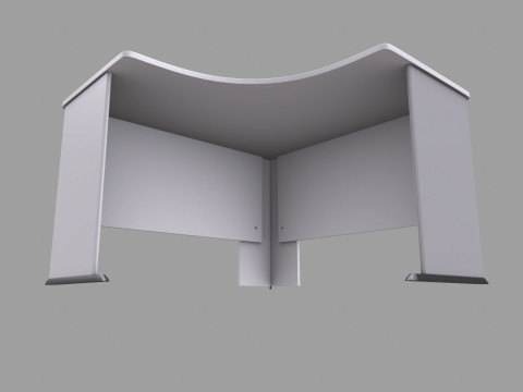 Desk 3D Model