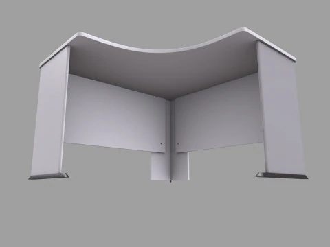 Desk 3D Model