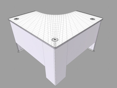 Desk 3D Model