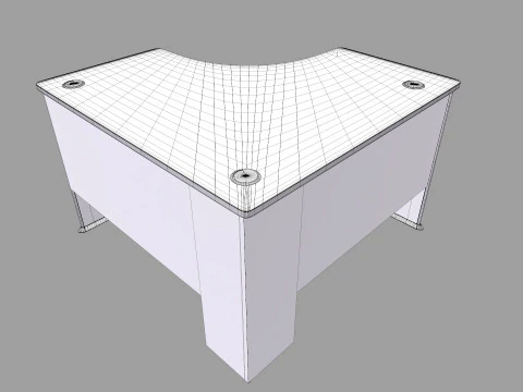 Desk 3D Model