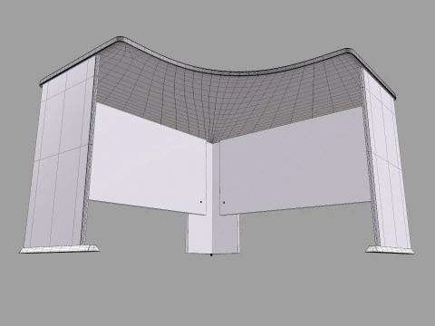 Desk 3D Model