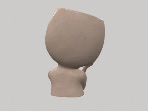 Face Head Planter 3D Model
