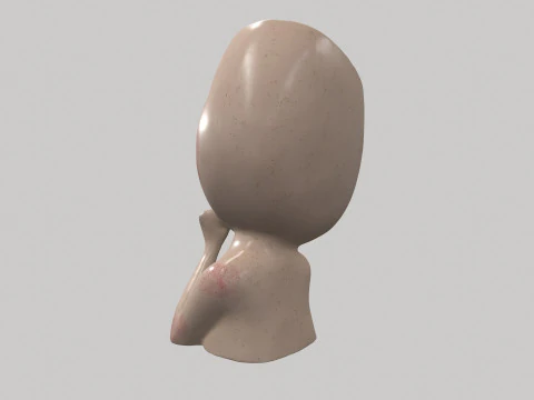 Face Head Planter 3D Model