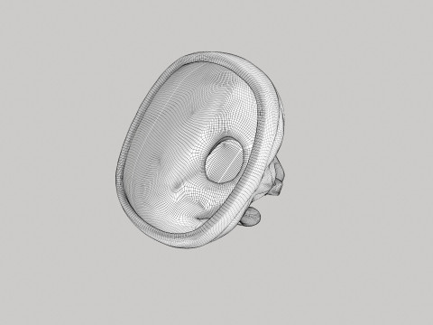 Face Head Planter Model 3D
