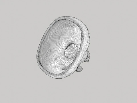 Face Head Planter 3D Model
