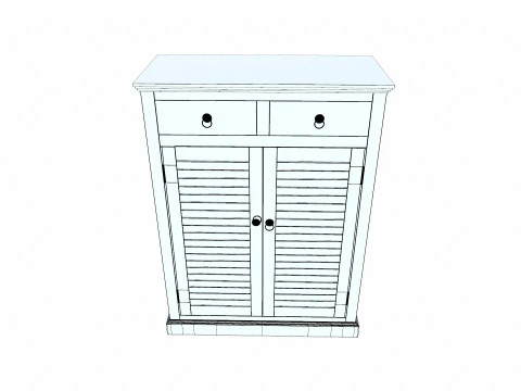Shoe Cabinet 3D Model