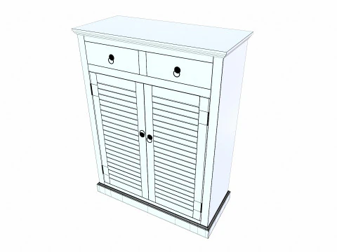 Shoe Cabinet 3D Model