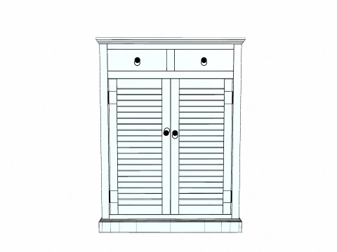 Shoe Cabinet 3D Model