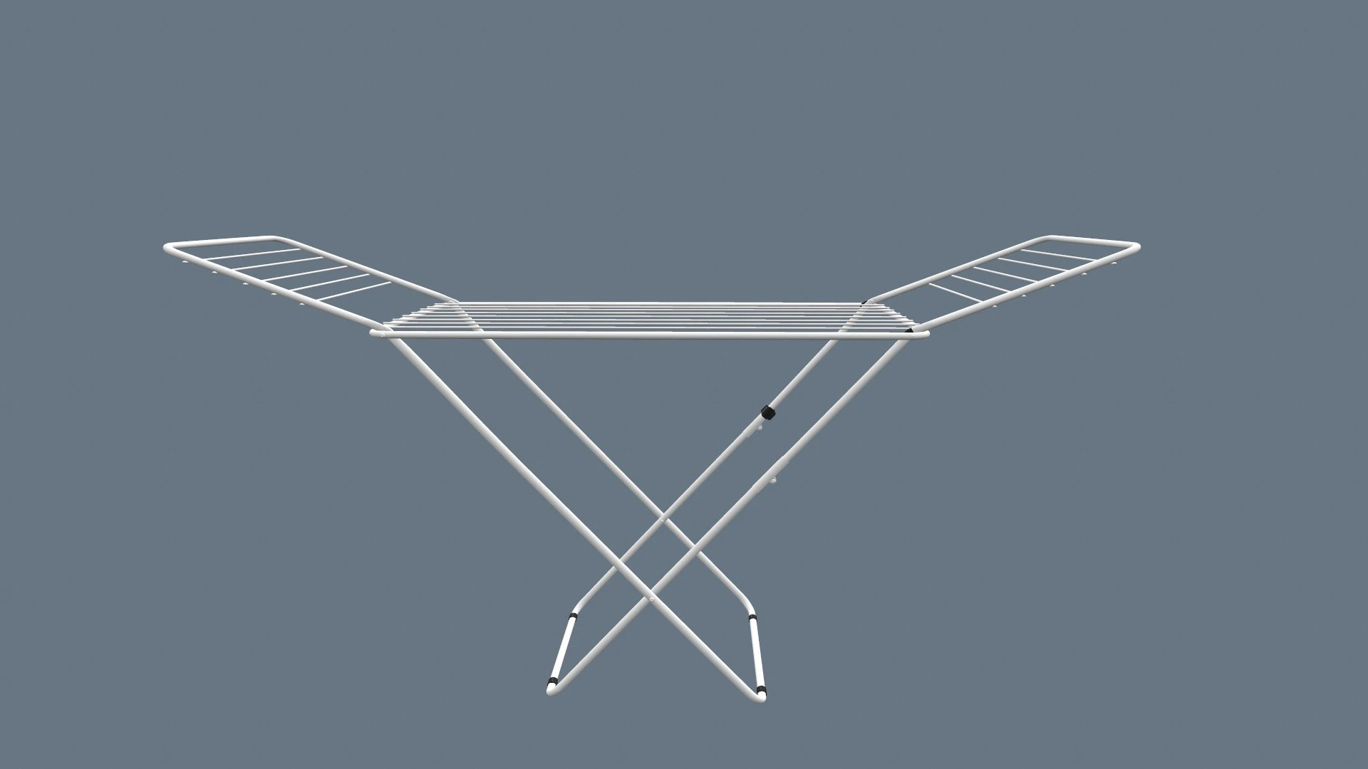 Clothes Drying Stand 3D Model .c4d .max .obj .3ds .fbx .stl .blend 