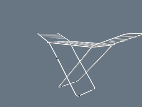 Clothes Drying Stand 3D Model