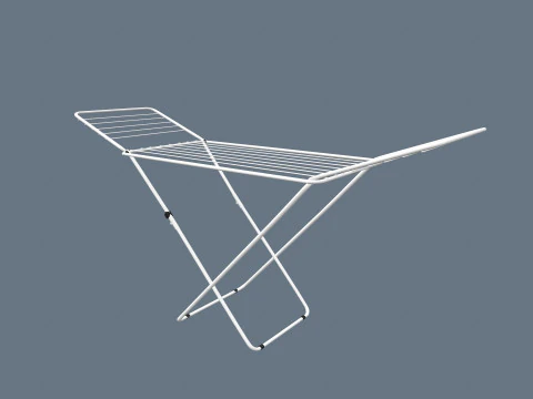 Clothes Drying Stand 3D Model