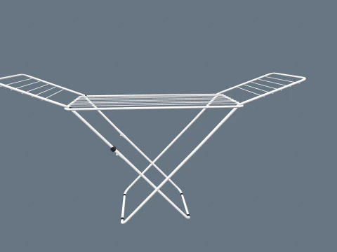 Clothes Drying Stand 3D Model