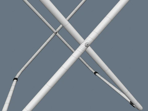 Clothes Drying Stand 3D Model