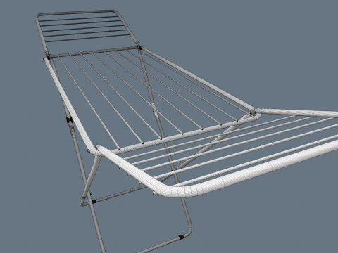 Clothes Drying Stand 3D Model