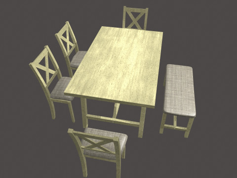 Dining Table 3D Модель