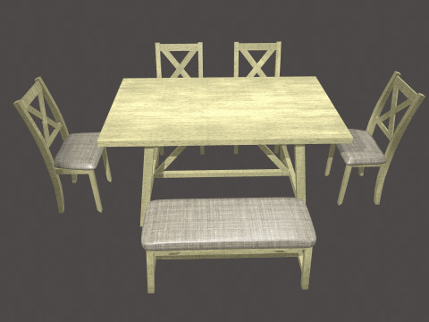 Dining Table 3D Model