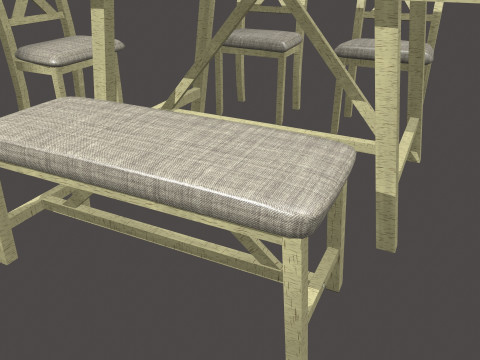 Dining Table 3D Model