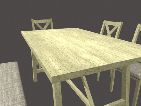 Dining Table 3D Model