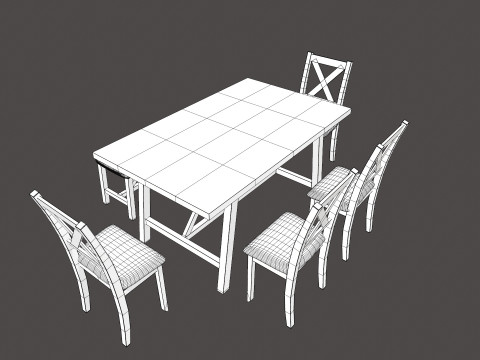 Dining Table 3D Model