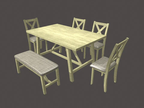 Dining Table 3D Model