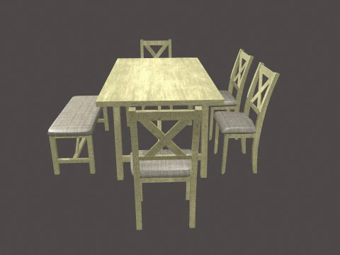 Dining Table 3D Model