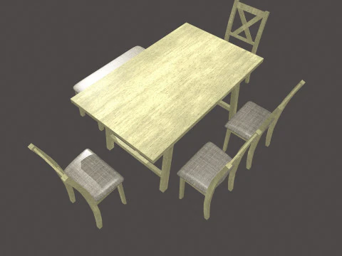 Dining Table 3D Model