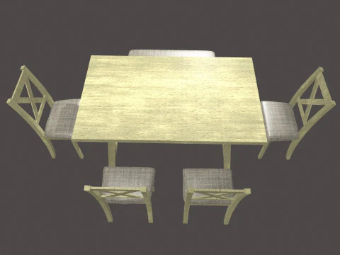 Dining Table 3D Model