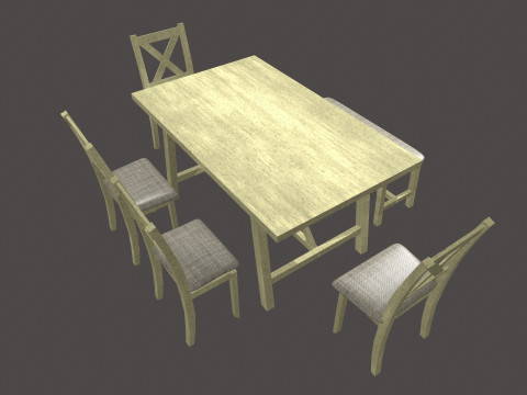 Dining Table 3D Model