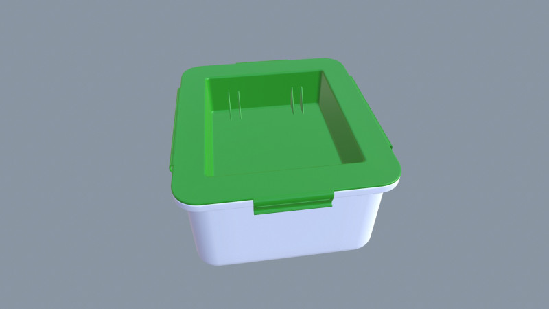 Drain Box Water 3D Model .c4d .max .obj .3ds .fbx .stl .blend 