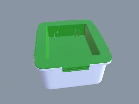 Drain Box Water 3D मॉडल