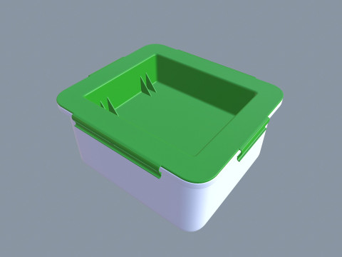 Drain Box Water 3D Model