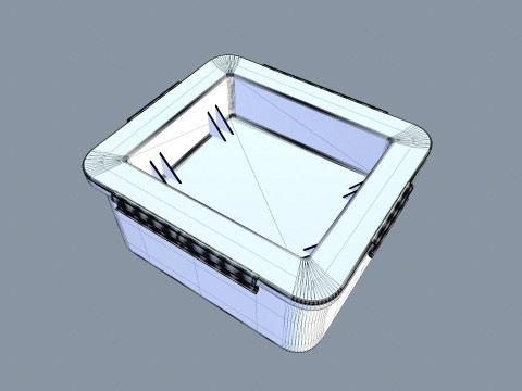 Drain Box Water 3D Model