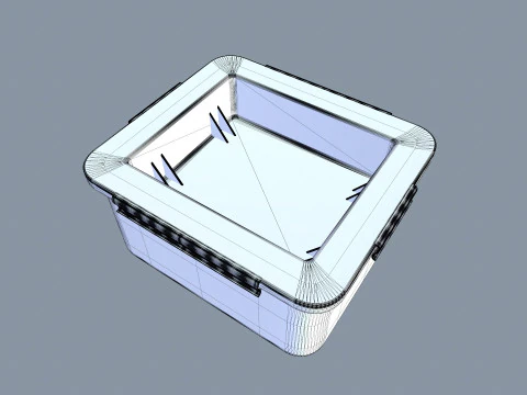 Drain Box Water 3D Model