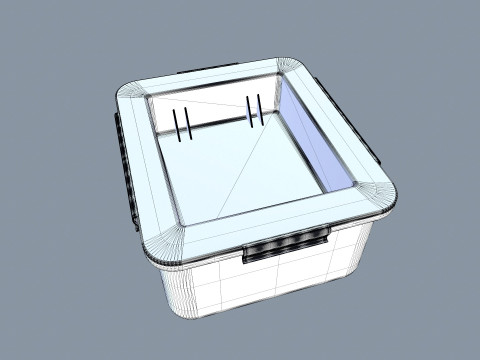 Drain Box Water 3D Model
