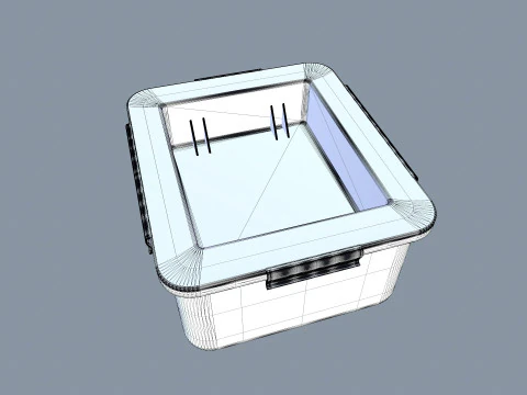 Drain Box Water 3D Model