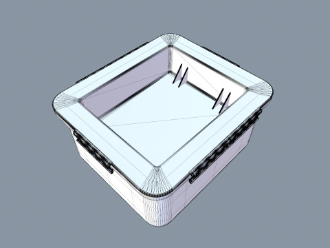 Drain Box Water 3D Model