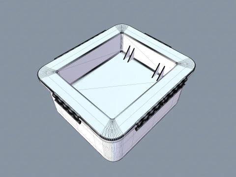 Drain Box Water 3D Model