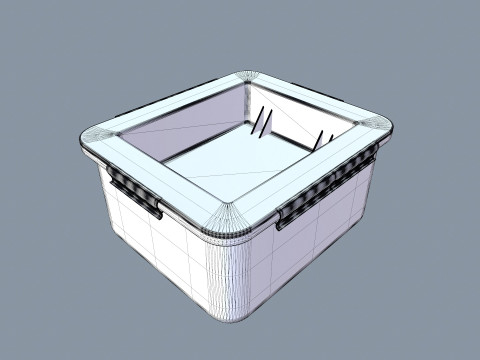 Drain Box Water 3D Model